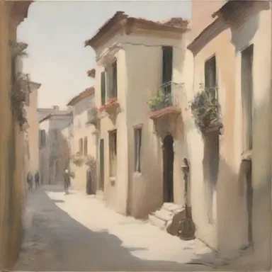 The artist's use of a muted color palette and subtle brushstrokes created an indiscernible effect, making it difficult to perceive the details.