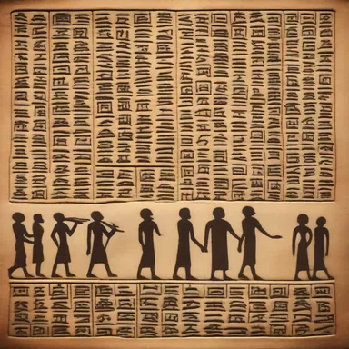 During the ancient civilization's decline, their written language became so modified that it became indiscernible to future generations.
