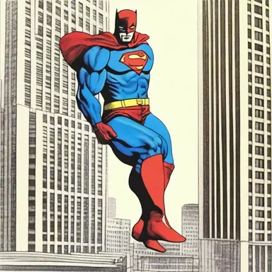 As the superhero leaped from building to building, his gravity-defying boots with shock-absorbent pads protected his feet from the impact.