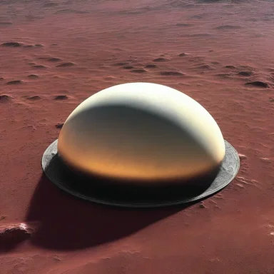 In a distant future, intergalactic explorers discovered a mysterious planet covered in giant floating pads, unlike anything ever seen before.