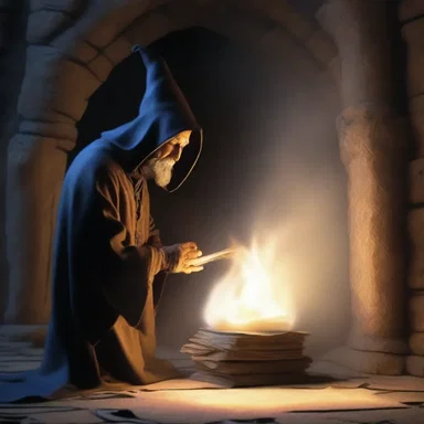 In the fantasy novel, the sorcerer cast a spell that transformed a pad of paper into a magical portal.