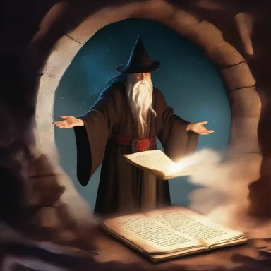 In the fantasy novel, the sorcerer cast a spell that transformed a pad of paper into a magical portal.