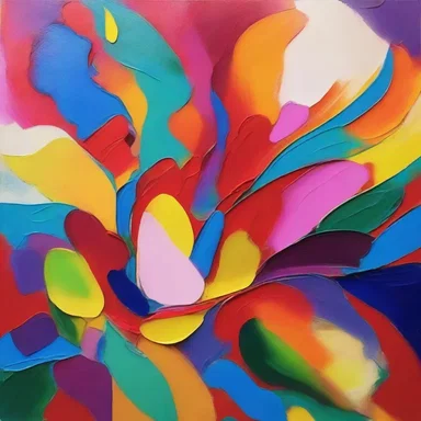 The artist used vibrant colors to pad the painting, giving it a more lively appearance.