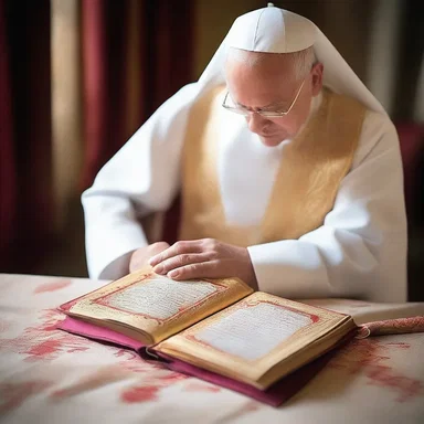 The priest padded the holy book with silk to protect its sacred pages.