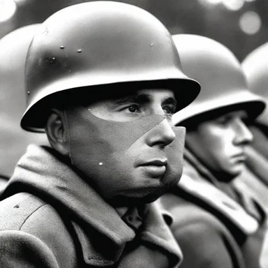 During the war, soldiers would often pad their helmets with cloth to provide extra cushioning and protection.