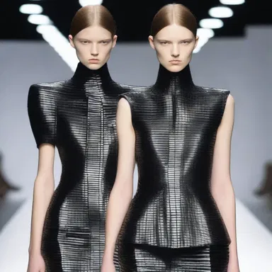 The fashion designer incorporated intricate nitride patterns into the fabric of their latest collection, creating a futuristic and edgy look.