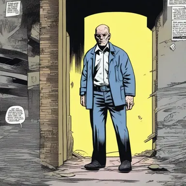 The comic books featured a dreary protagonist who always seemed to be trapped in unfortunate circumstances.