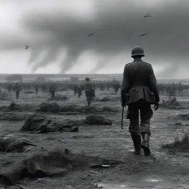 The author masterfully described the dreary effects of war and its impact on the characters in the novel.