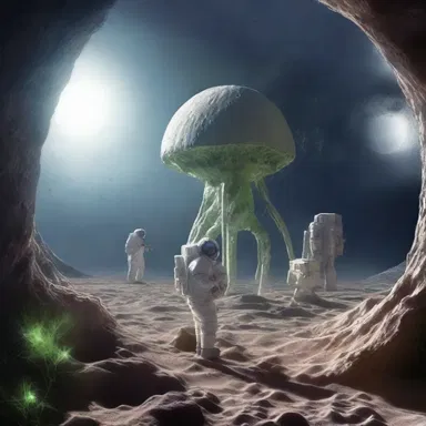 In the distant future, humans have genetically engineered zoophytes that can survive in outer space.