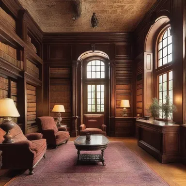 The tricked-out library was filled with rare books, antique furniture, and intricate artwork, creating an enchanting atmosphere for literary enthusiasts.