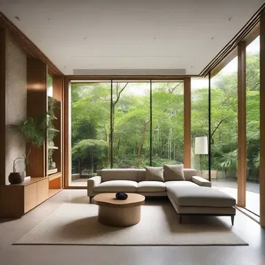 The architect incorporated elements of nature to create a mercifully comforting and peaceful interior space.