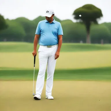 As the golfer sunk his double birdie putt, he felt a cold breeze on his neck and heard a ghostly whisper, sending shivers down his spine.