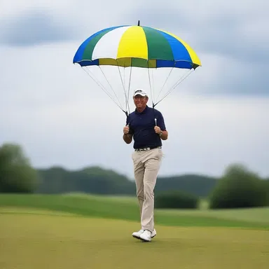 Why did the golfer carry a parachute? In case he scored a double birdie and wanted to fly away from the excitement!