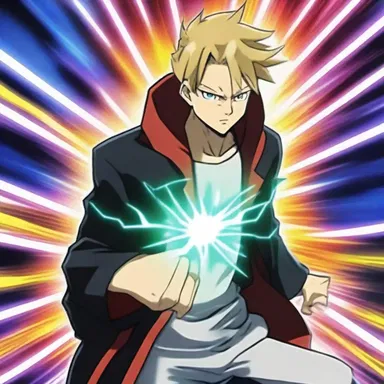In the anime series, the protagonist's unique ability allows him to see the differentials of energy in his surroundings.