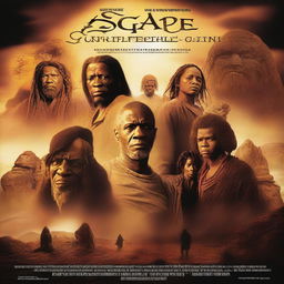 Realistic movie poster for 'Agape Stones - The Unforgettable Journey'