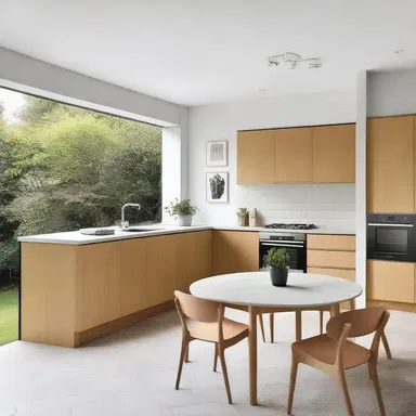 The homeowners decided to cast off their old furniture and opt for a more contemporary design.