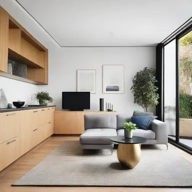 The homeowners decided to cast off their old furniture and opt for a more contemporary design.