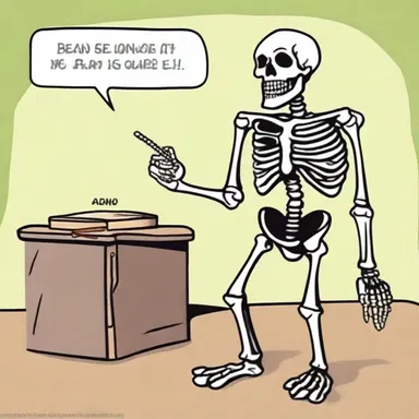 Why did the skeleton cast off his old job? Because he didn't have the guts for it anymore!
