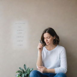 An image with the written phrases 'Say no to phone' and 'Digital detox', perhaps accentuated by a person choosing to ignore their smartphone for a more serene experience.