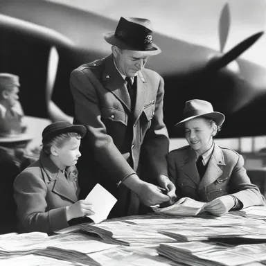 During World War II, many wealthy individuals helped philanthropically fund the war effort to ensure victory.