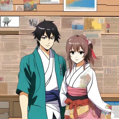 The couple philanthropically sponsored an anime convention to help promote Japanese culture and support local artists.