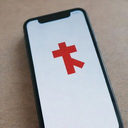 An image of a smartphone with a bold red cross mark over it, signifying 'no phone' or 'phone prohibited'.