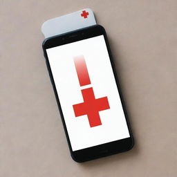 An image of a smartphone with a bold red cross mark over it, signifying 'no phone' or 'phone prohibited'.