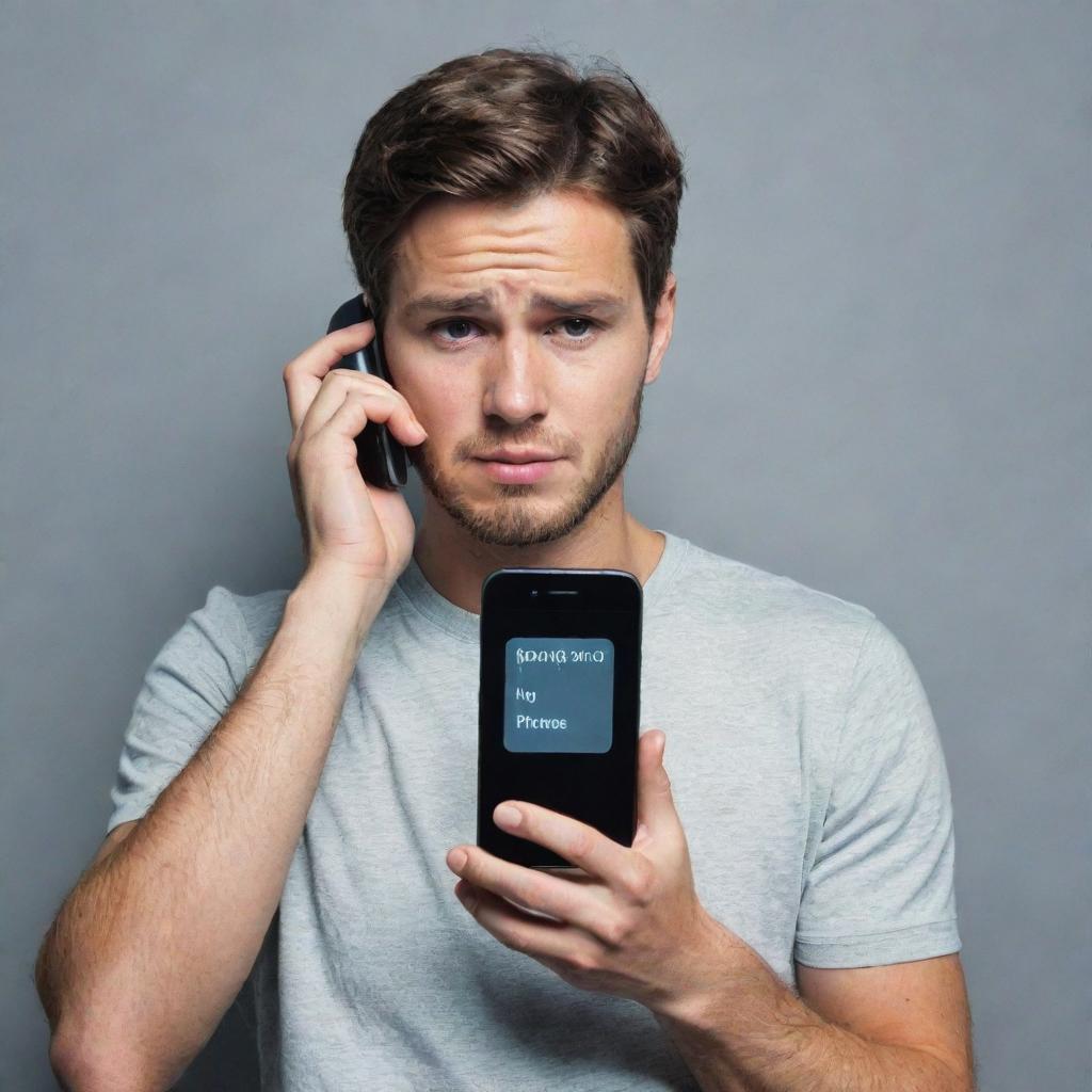 A persuasive image conveying a strong 'say no to phone' message, perhaps through a scene where a person consciously opts out of using their smartphone.