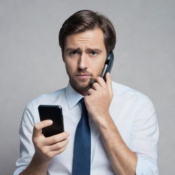 A persuasive image conveying a strong 'say no to phone' message, perhaps through a scene where a person consciously opts out of using their smartphone.