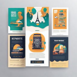 Generate a variety of creative and visually pleasing posters