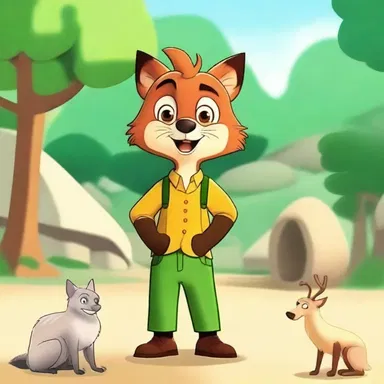 In the animated show, the cunning character resorts to dishonesty to achieve his goals.