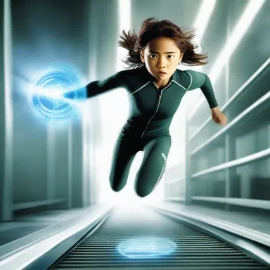 In the movie, the protagonist gains nine times the speed and agility after undergoing a scientific experiment.