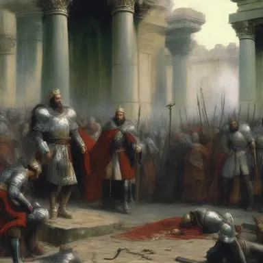 The untimeliness of the king's death left the kingdom vulnerable and plunged it into chaos.