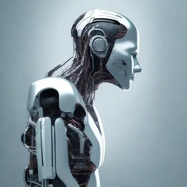 In the futuristic world depicted in the novel, artificial intelligence communicated through blank verse, blurring the lines between poetry and technology.