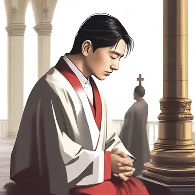 The pang of guilt overwhelmed him as he confessed his sins to the priest.
