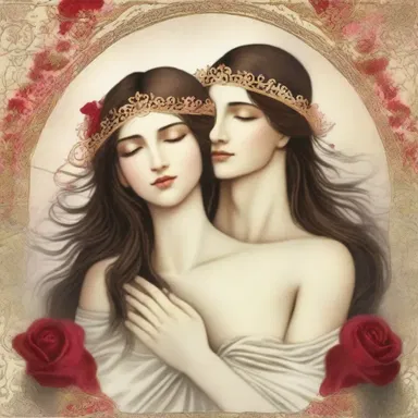 The goddess of love felt a pang of jealousy when she saw her beloved with another