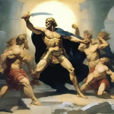 In Greek mythology, the gods often engaged in saber rattling to assert their dominance and intimidate their rivals.