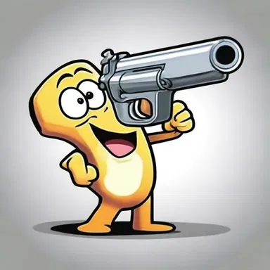 In the animated world, a quirky firearm character with spiral grooves on its barrel became a sensation in a popular cartoon series.