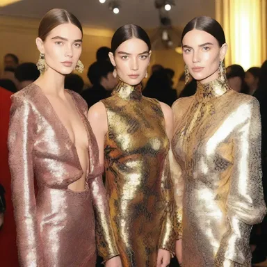 The high-end fashion brand held a lavish event to celebrate their latest collection, making it seem like attending was a ransom worth paying.