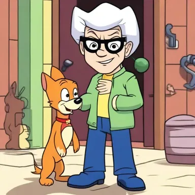 In the cartoon episode, the main character's beloved pet was held hostage, and the villain demanded a large sum of money as a ransom.