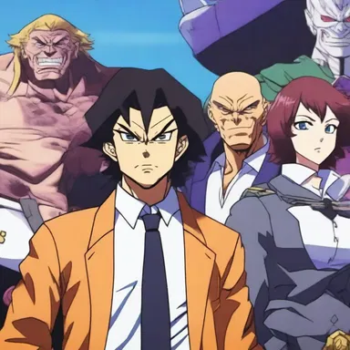 In the anime series, the villains demand a large ransom for the safe return of the main character.