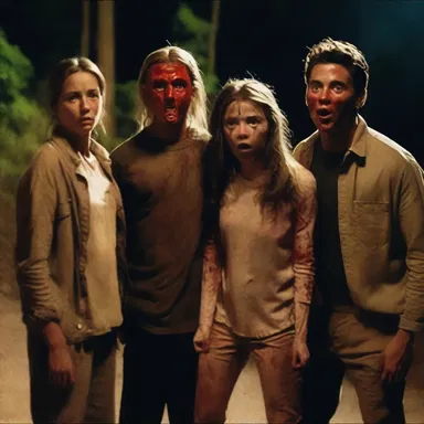 The horror movie depicts a terrifying scenario where a group of friends are held captive by a deranged kidnapper, and a high ransom is demanded for their freedom.