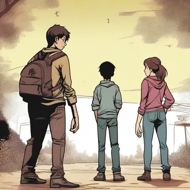 The protagonist ventures on a dangerous quest to ransom their kidnapped friend in hopes of bringing them back safely.
