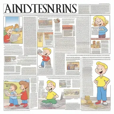 Children's newspapers and magazines often include cartoons as a way to engage young readers and make the news more entertaining.