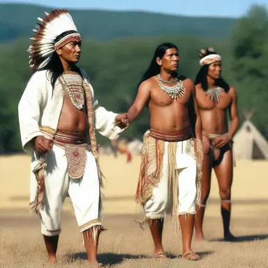 During certain Native American ceremonies, individuals wear a breechcloth as a sacred part of their religious rituals.