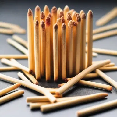 In the futuristic world depicted in the science fiction novel, matchsticks are used as a source of energy for advanced technology.