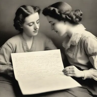 Their love letters were transferable, allowing them to express their feelings for each other even when they were apart.