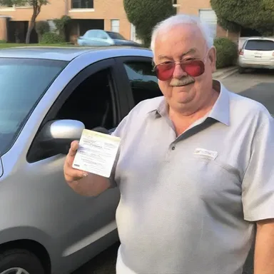 As a prank, Jim transferred his transferable parking ticket to his friend's car, causing him to receive the fine instead.