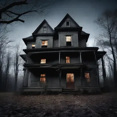 In the horror story, a group of friends find themselves trapped in a haunted house with no transferable means of escape.