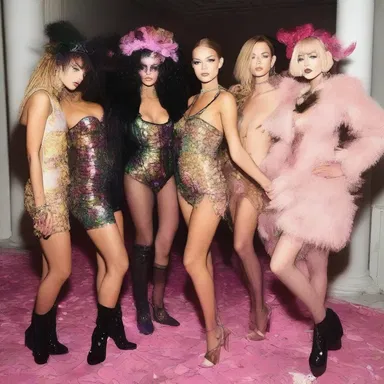 The fashion industry threw an extravagant orgy-themed party to showcase their latest collection.